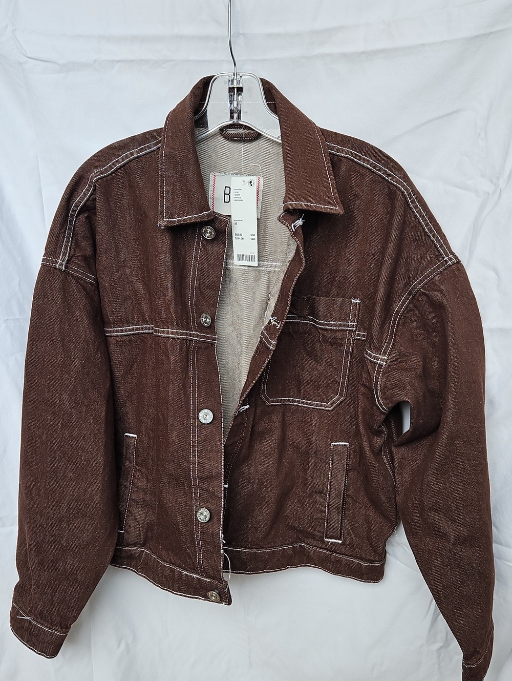 NWT UO BDG Frisco Boxy Denim Jacket XS